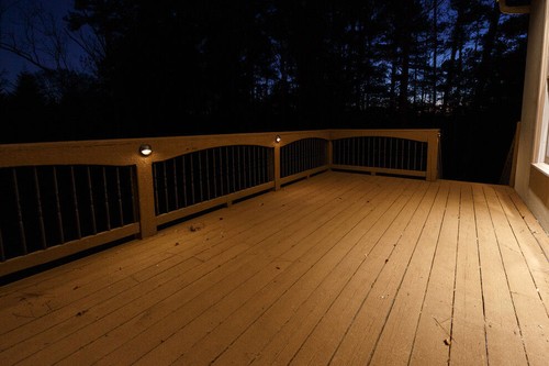 10X 50mm 12V Black LED Deck Stair Step Fence Lights Post Lamp WIFI Dimmer Timer - Picture 5 of 14