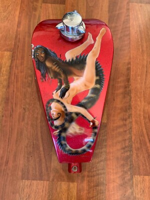 ⭐︎60’s survivor vintage chopper tank⭐︎ Vintage Chopper Gas Tank Old Paint Harley Shovelhead Survivor