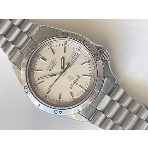SEIKO SILVER WAVE Z 7564-605A VINTAGE diver's watch 38mm