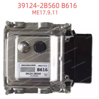 39124-2B560 ME17.9.11 B616 For Hyundai Car Engine Computer Board ECU