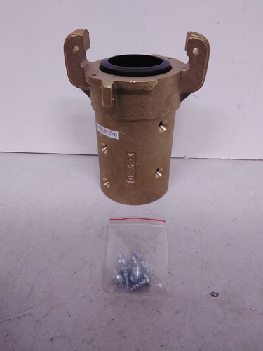 MARCO 1-1/2" ID Brass Abrasive Blast Hose Coupling - Oversized 10QBR4X - 第 1/6 張圖片