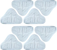 8 Pack Replacement Pads Compatible with H2O H20 Steam Mop X5 - Washable& Reusabl