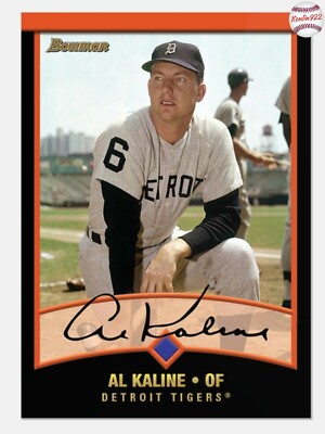 Al Kaline #60 2022 Throwback Thursday #20 - 2001 Bowman TBT