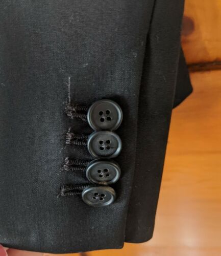 sz 4 NWT VERONICA BEARD Dickey Jacket LONNY Black Double Breasted WOOL Blazer - Picture 5 of 5