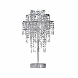 silver droplet table lamp