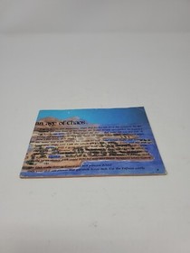 The Legend of Zelda Nintendo NES Manual Only Missing Cover