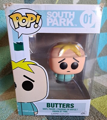 Butters Pop 01 - South Park Funko Pop! Vinyl 2016 Vaulted + Protector!