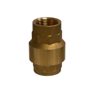 1/2'' Brass In-Line Check Valve NBR 944403 (Pack of 10)
