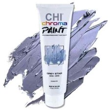 Chi Chroma Paint - Grey Star - Bold Semi-Permanent Hair Color- 4 oz