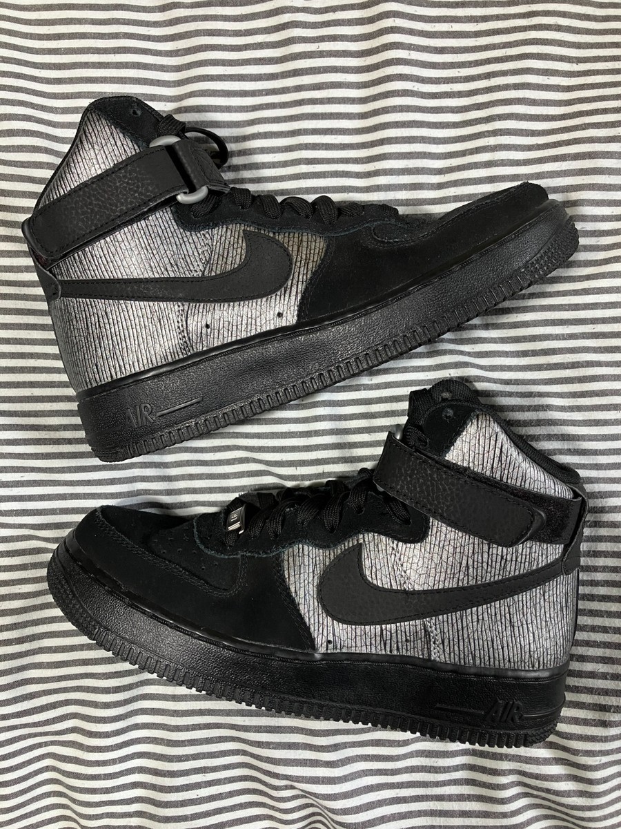 nike air force 1 high suede black