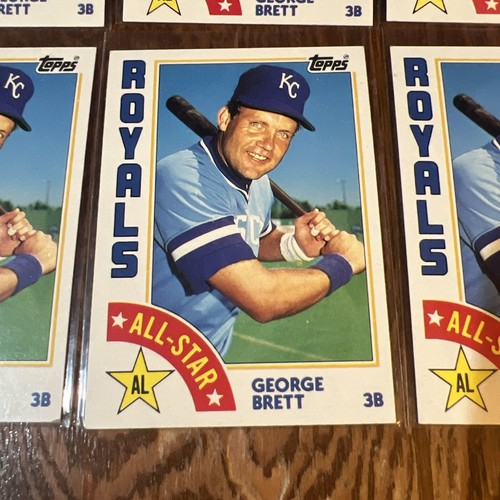George Brett 8 ct. 1984 Topps All-Star #399 Card Lot HOF Kansas City Royals - Bild 10 von 15