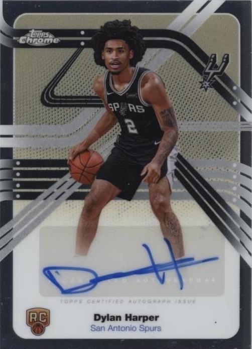 2025-26 Topps Chrome - Next Stop Signatures Dylan Harper #NS-DH
