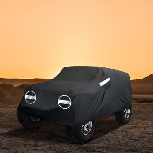 Cubierta completa de coche SUV impermeable protección contra el polvo para Jeep Wrangler 2 puertas 2007-2025 - Imagen 14 de 22