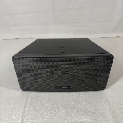 E1 Sonos PLAY:3 1st Generation WiFi Wireless Smart Speaker Black/Gray Tested