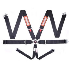 Racequip 743003rqp 6 Point Harness Sportsman Camlock Sfi 16.1 Pull Down Adjust