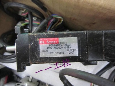 Used   Servo Motor P50BA2004DXS23 In Condition ii #qm