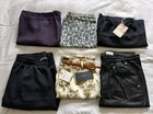 Womens Clothing Bulk Lot Size 12 Bundle Of Pants & Skirts Some New Zara Cue Etc