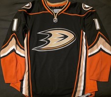 2010 Anaheim Ducks Jersey AUTHENTIC Reebok Men's Size 52 w/ Fight Strap - HILLER