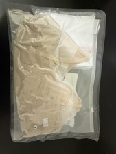 Nebility Women's Bodysuit With Built In Bra Beige Size Large