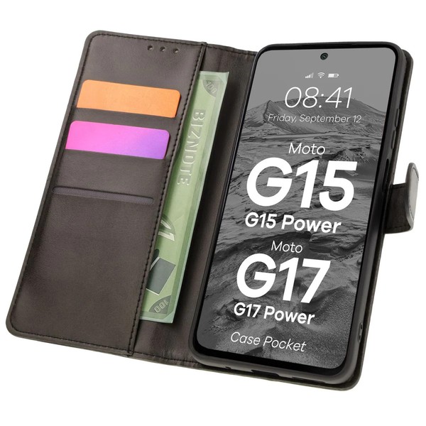 HandyhüLle Mit Klappe FüR Motorola Moto G17/G17 Power/G15/G15 Power/G05 Bizon-image