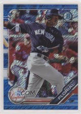 2019 Bowman Chrome Prospects Blue Shimmer Refractor 99/150 Estevan Florial q2c