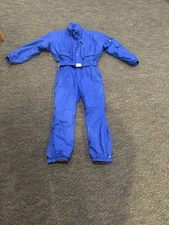 Bogner Snowsuit Blue Ski Suit Snow Made In Chain Size 40