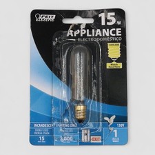 Feit Electric BP15T6-130 15W T6 Tubular Incandescent Light Bulb 130V Clear