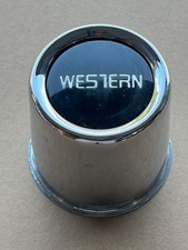 Western Wheel Center Cap Metal Push Thru 1 Piece Read Description