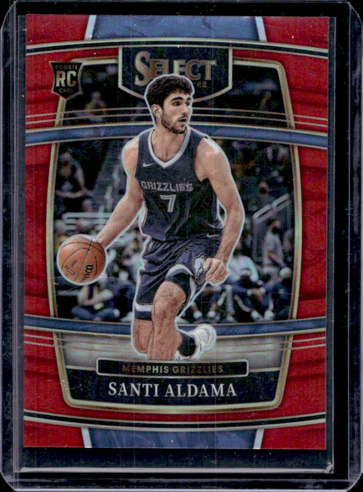2021-22 Select Santi Aldama RC Red Prizm Concourse #/199 Grizzlies