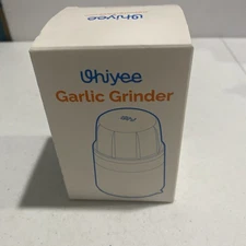 UHIYEE Garlic Press Grinder – BPA-Free, Easy-Clean Garlic Crusher & Mincer NIB