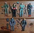 GI Joe 3.75" 25th Anniversary Lot Of 6 Action Figures With Accessories B2 Hasbro