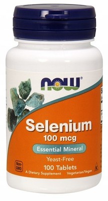 Now Foods SELEN 100 mcg / 100 Tabletten