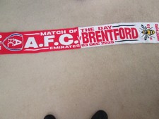 Aesenal v Brenford match day scarf 3/12/2025