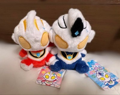 M78 Ultraman Fluffy Sitting Plush Toy Ultraman Gaia Aguru Set