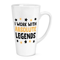 Gift Base GroßE Latte Tasse 17Oz Weiß Keramik Kaffeebecher Lustig