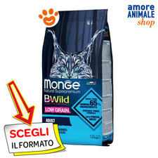 Monge Bwild Adult Acciughe Per Gatti Cibo Secco Gatti 1,5 Kg