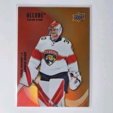2022-23 Upper Deck Allure - Color Flow Spencer Knight #SF-33 Orange Yellow