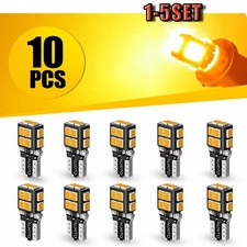 Led Reverse Back Up Light Bulb 194 168 W5w 14e T10 Super Amber 10-50x Led Reverse Back Up Light Bulb 194 168 W5w 14e T10 Super Amber 10-50x