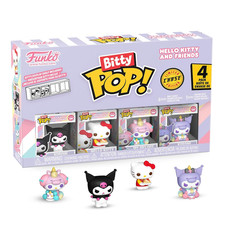Funko Pop! Bitty: Sanrio - Kuromi, Hello Kitty (Helado), My Melody (Unicornio