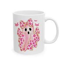 Spooky Halloween Ghost Mug, Scary Coffee Cup, Halloween Decor, Ghost Lover Gift,