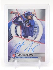 JONATHON LONG 2025 BOWMAN'S BEST OF 2025 AUTOGRAPH BASEBALL AUTO Q0913