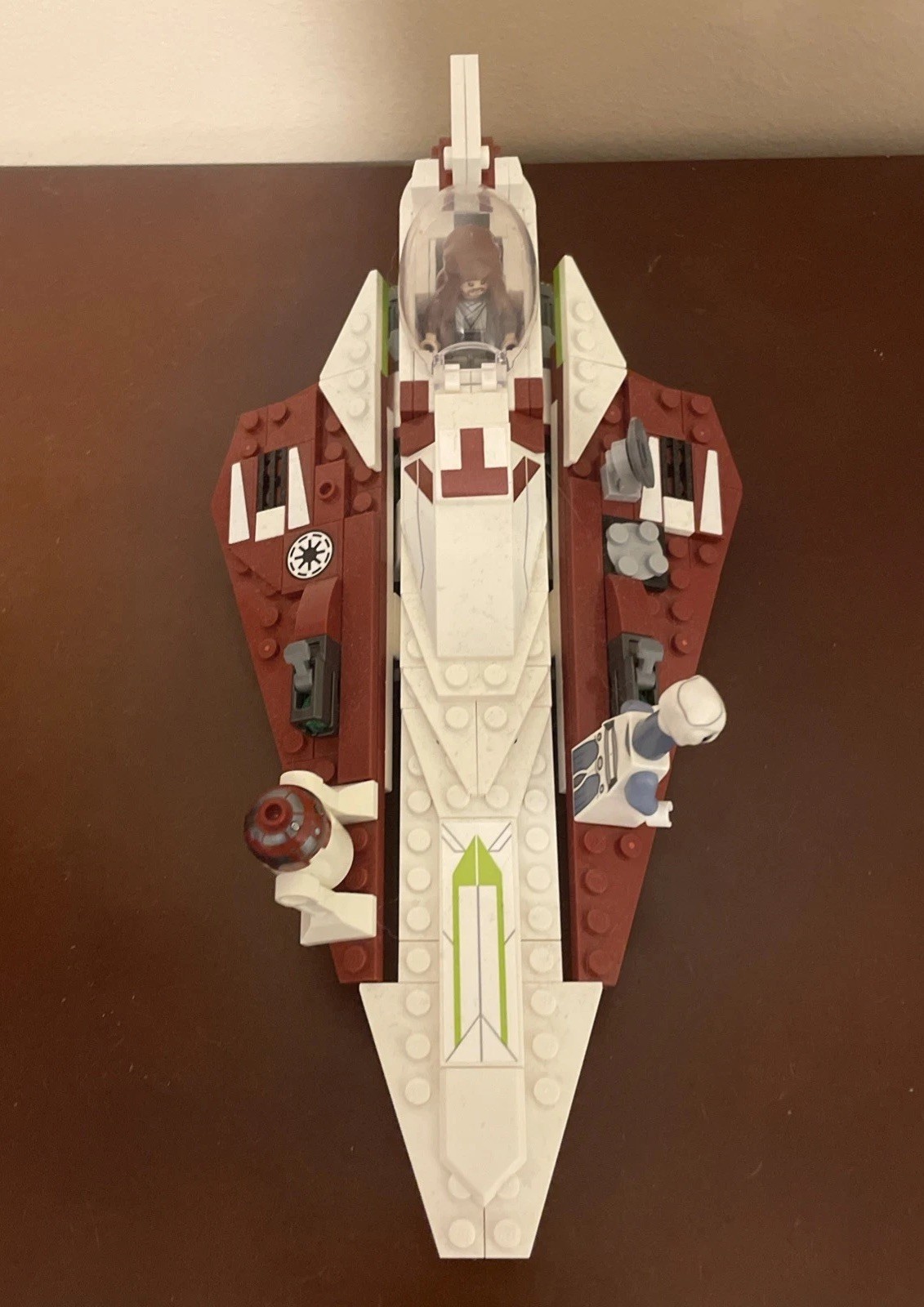 LEGO Star Wars Obi-Wan Kenobi Jedi Starfighter 75333 with 3 minifigures no box