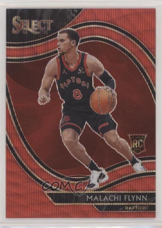 2020-21 Panini Select Courtside Red Wave Prizm Malachi Flynn #272 pj5