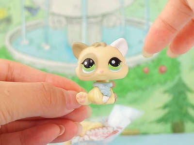 Figurine Chaton Littlest Pet Shop Hasbro - Édition Spéciale, Occasion