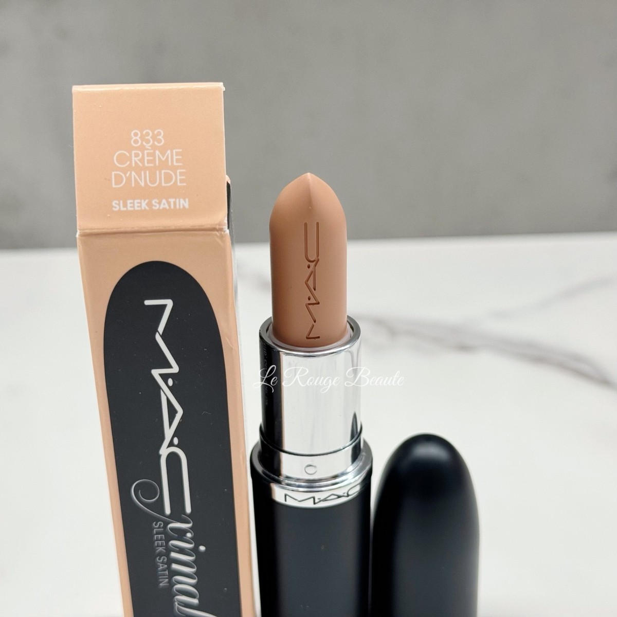 MAC Macximal Sleek Satin Lipstick - 833 Creme D'nude Full Size | eBay