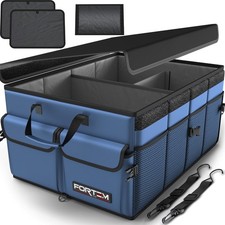 Suv Trunk Organizer Foldable Storage Bag Collapsible Car Accessories 50l Suv Trunk Organizer Foldable Storage Bag Collapsible Car Accessories 50l