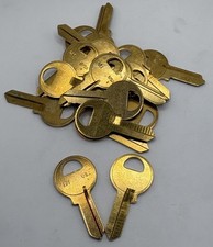 20 Pack M1 Key Blanks Brass Uncut Master Lock Padlock Keys Locksmith Supply