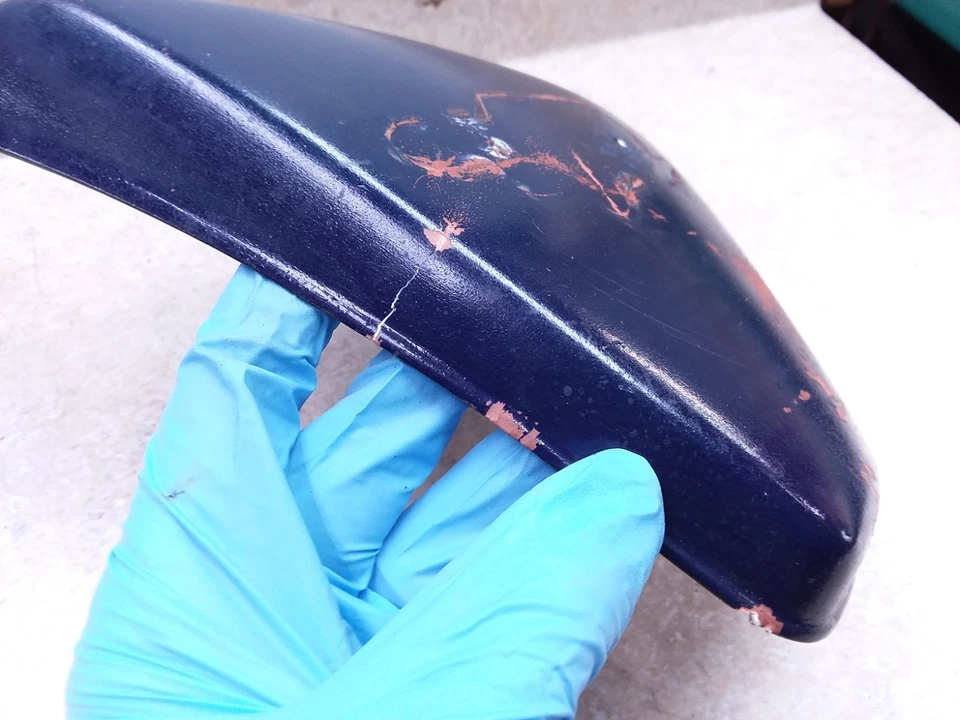 Cubierta lateral izquierda Honda 650 Custom CB CB650 CB650C 1980 1981 vintage #35 ANX-B238 Foto 3 de 4