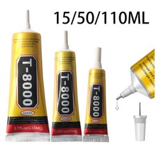 15/50/110ml T8000 Glue Needle Point Drill CellPhone Screen Repair Glass Jewelry