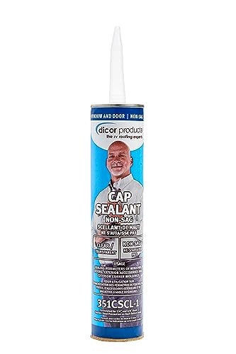  351CSCL-1 HAPS-Free Cap Sealant - Clear for RV Window and Clear/ Transparent